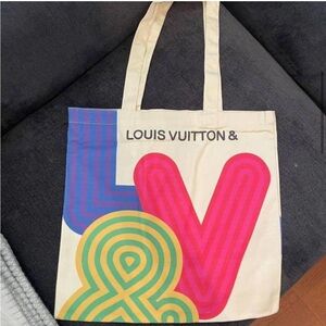 Louis Vuitton Exhibition Bag Eco Canvas Japan Exclusive Event shopping tote LV